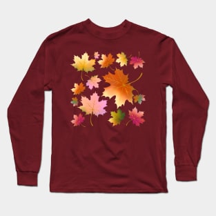 Leaves pattern Long Sleeve T-Shirt